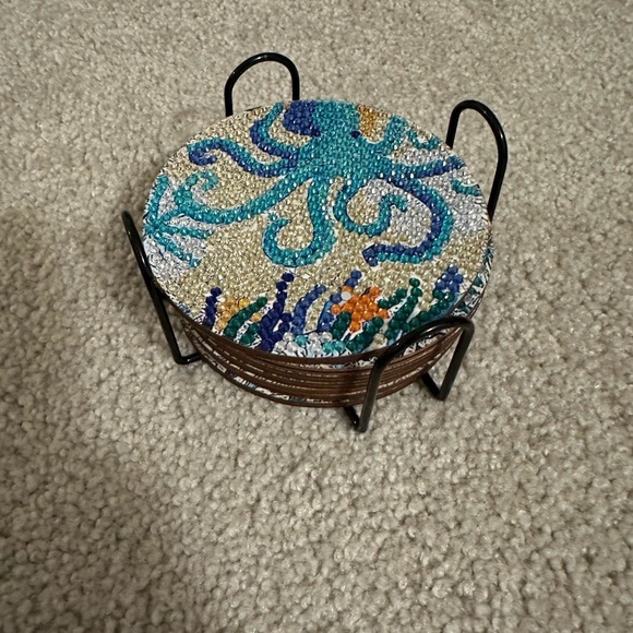 COMPLETED OCEAN DIAMOND Art coasters - Picture 9 of 9